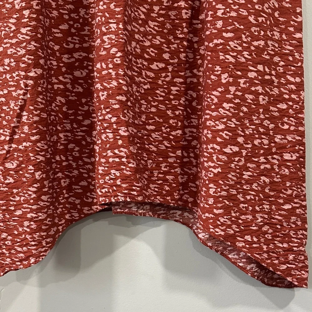 Simply Vera Vera Wang Red and White Maxi Skirt size M long elastic waist